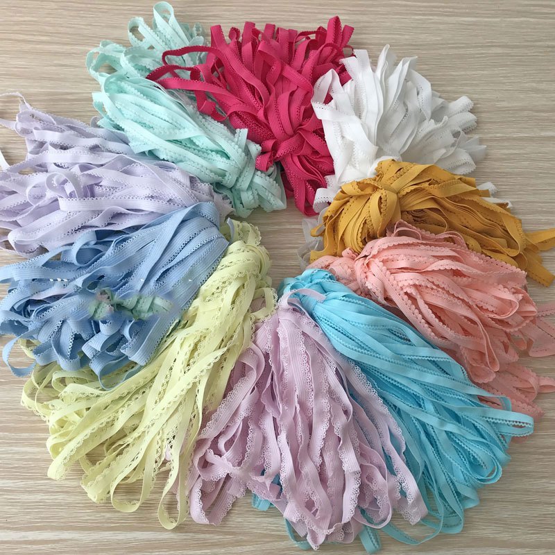 弹力花芽松紧带花边橡皮筋内裤皮筋装饰花边织带缝纫辅料松紧带创意简约生活日用 缝纫配件