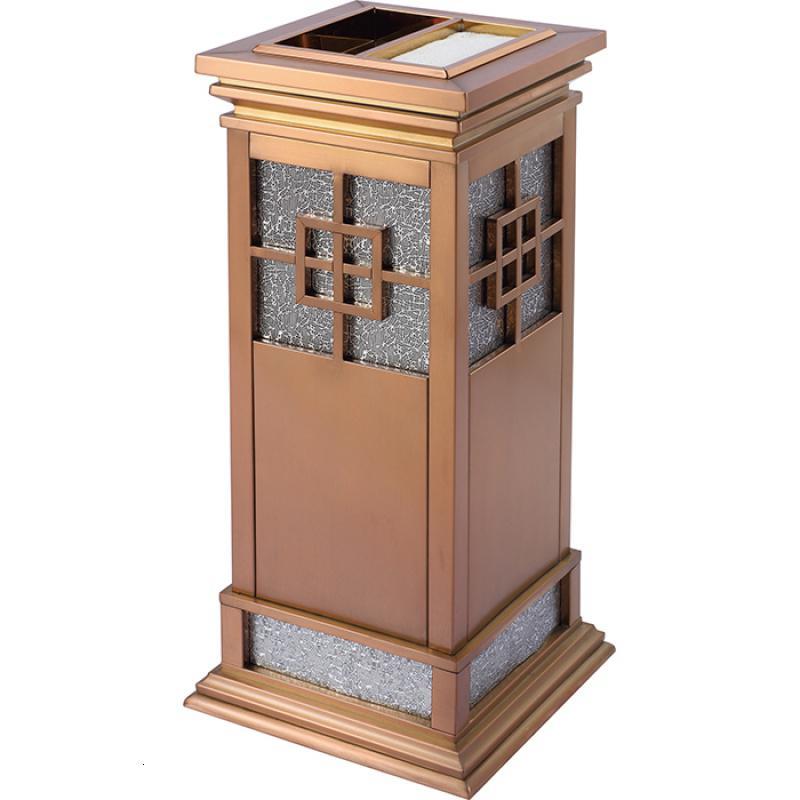 中式垃圾桶创意仿古烟灰桶酒店大堂电梯口立式带烟灰缸果皮箱