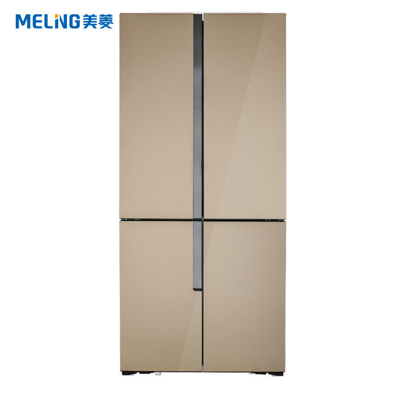 美菱(MELING) BCD-520WUP9BA 变频无霜 宽幅变温 底部散热 钢化玻璃面板( 时光金棕)