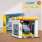 cada咔搭积木街景城市系列壳牌加油站大型建筑房子小颗粒摆件礼物