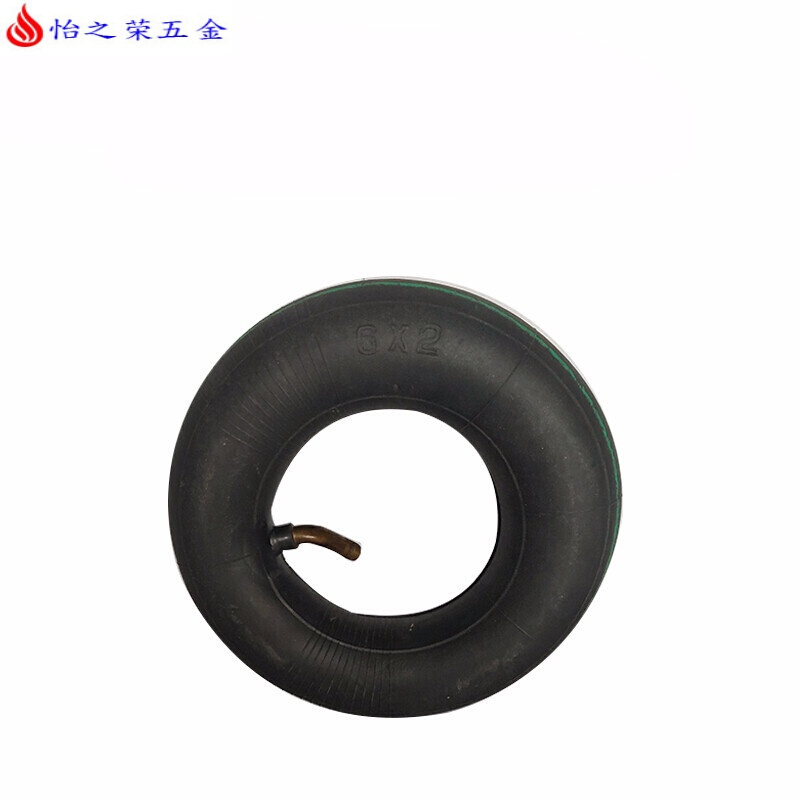 10寸8寸6寸12寸充气轮胎万向轮重型橡胶轮定向轮带刹车轮子静音轮12寸 6寸内胎