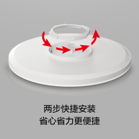 欧普照明Ra90显色阳台灯卧室灯一体快装IP40防虫无蓝光吸顶灯灯具