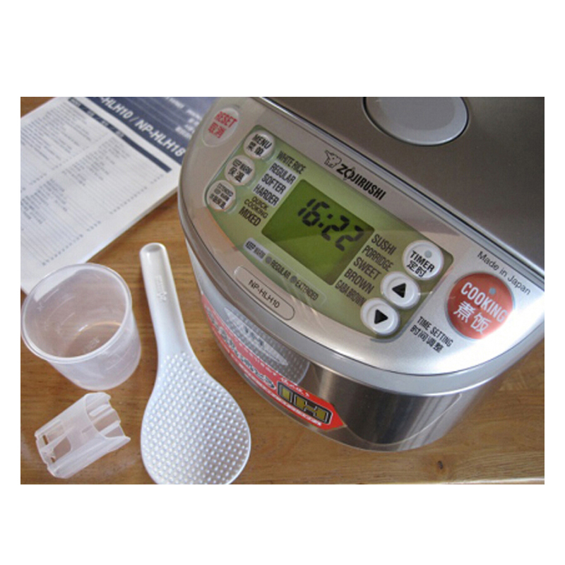 (ZO JIRUSHI)象印电饭煲NP-HLH10(3升)IH加热圆形厚釜内胆中英文操作按键中文说明书220V电压