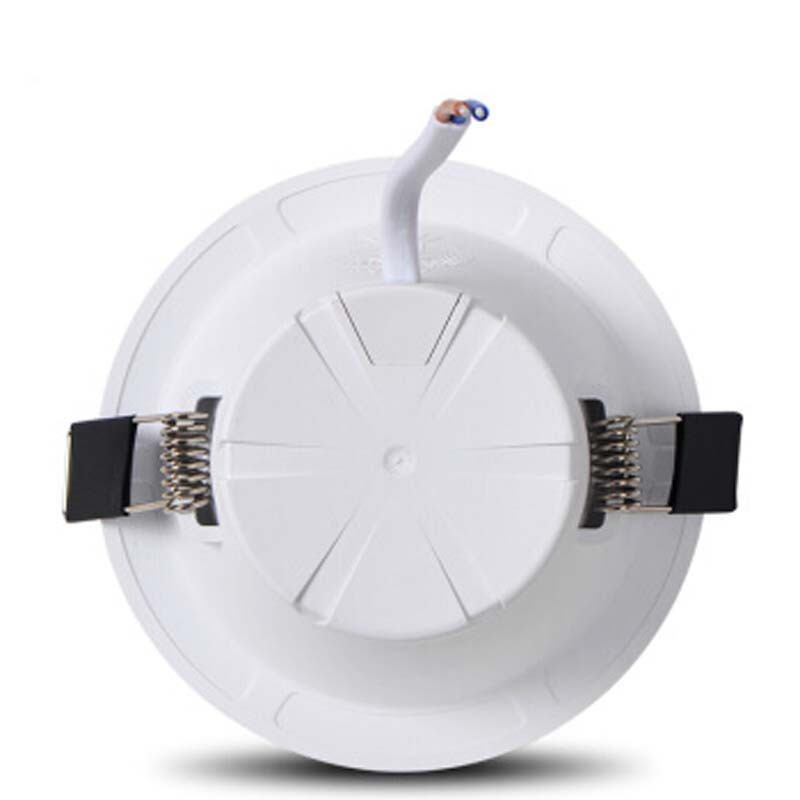 捷能新源 N0324-0373 LED嵌入式筒灯3.5W 3000K 8-8.5开孔天花灯 象牙白色