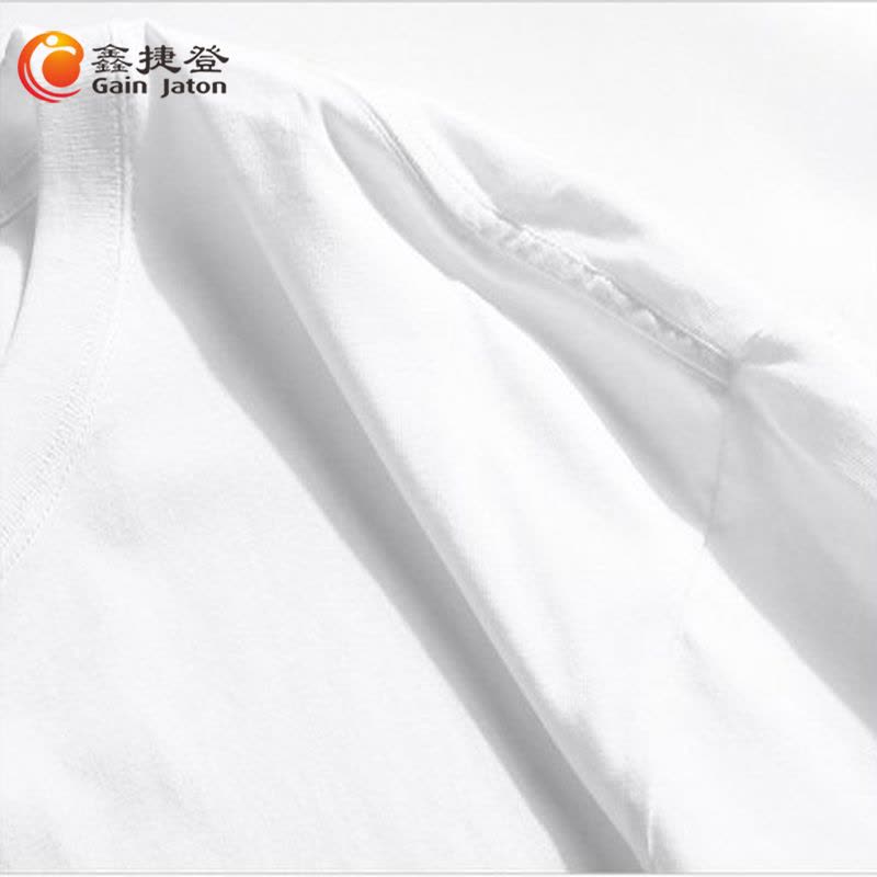 鑫捷登 情侣款230克纯棉印花系列短袖T恤LWKS-T2330图片