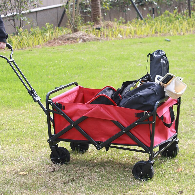闪电客户外野餐露营小推车营地车家用购物折叠滑板车便携拉杆拉货拖车