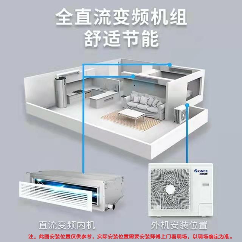 GREE/格力家用中央空调 star二代 一拖二 全直流变频小多联 送格力精工包 上门看现场 定金专拍 拍付前请咨询客服
