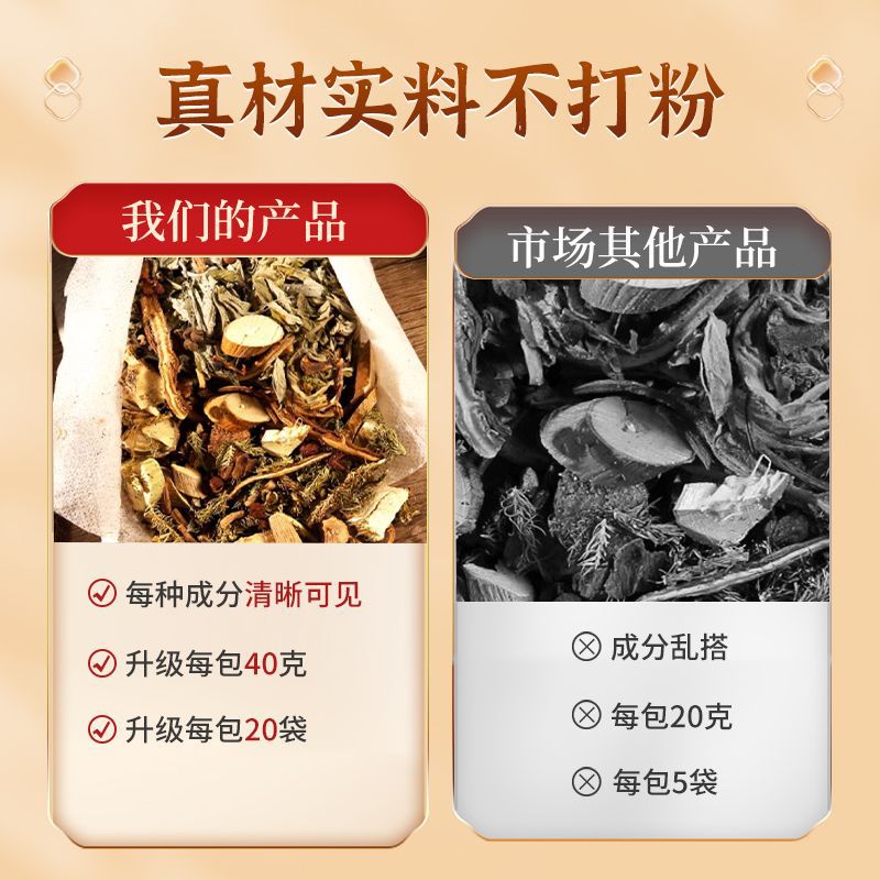 金泰康 儿童调理足浴包40g*20包(原材料)[买2发3 买3发5]高清大图