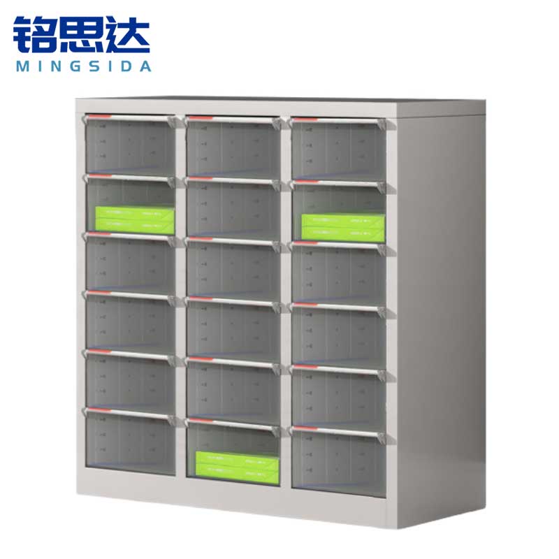 铭思达资料柜18抽台高清大图