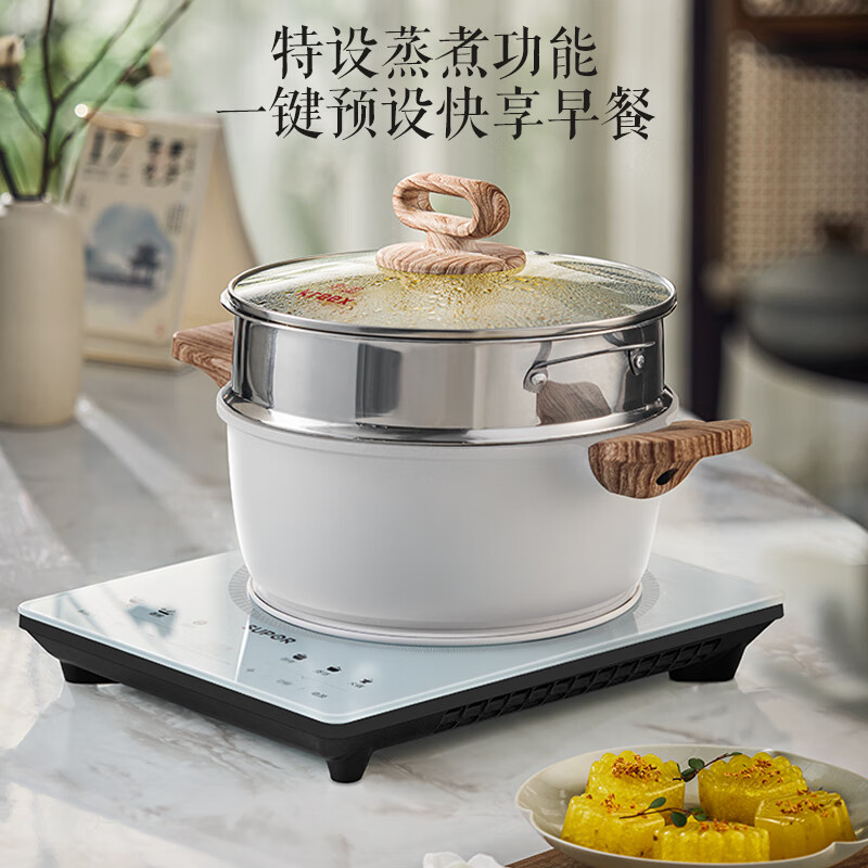 苏泊尔SUPOR智能变频电磁炉C28DC多功能高效加热节能环保设计紧凑家用烹饪神器