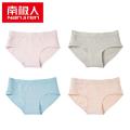 南极人内裤女纯棉裆中腰全棉透气日系少女士三角裤头_647 XL120-150斤 B粉+灰+蓝+肤