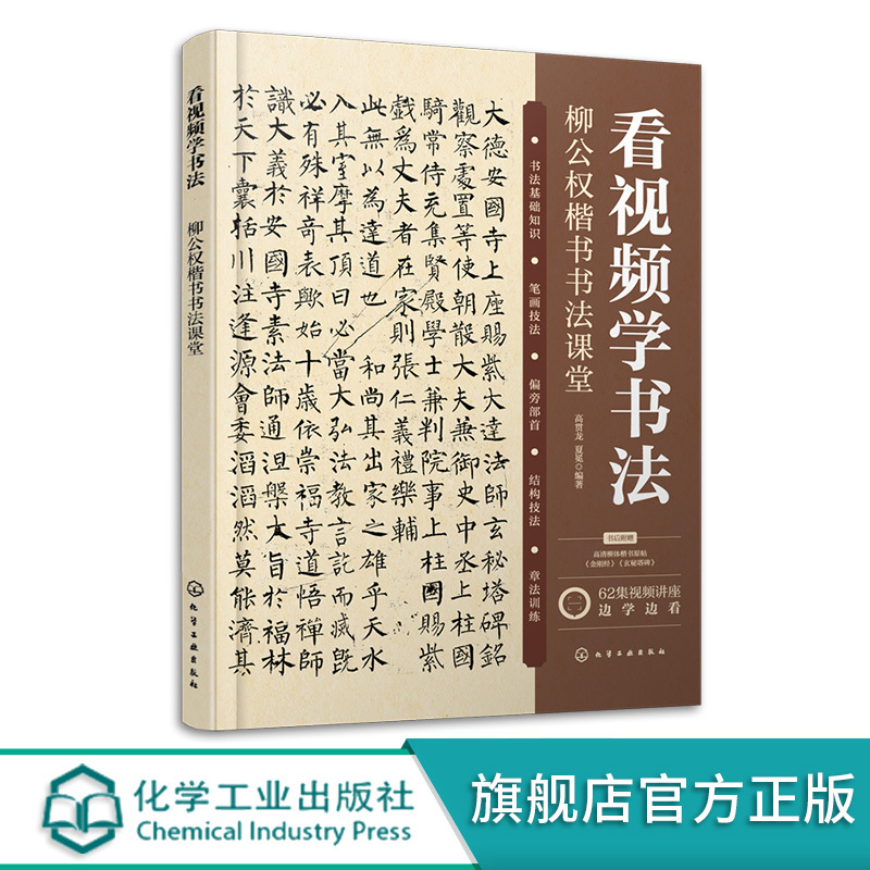 [正版]看视频学书法 柳公权楷书书法课堂 楷书柳体书法入门视频教程 书法基础知识视频详解 中国书法初级基础入门书法书写