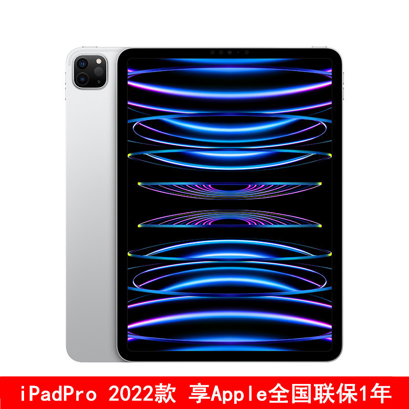 [原封]Apple iPad Pro 11英寸256GB 银色 WLAN版 M2芯 2022年款 Liquid视网膜屏 学习娱乐办公平板电脑