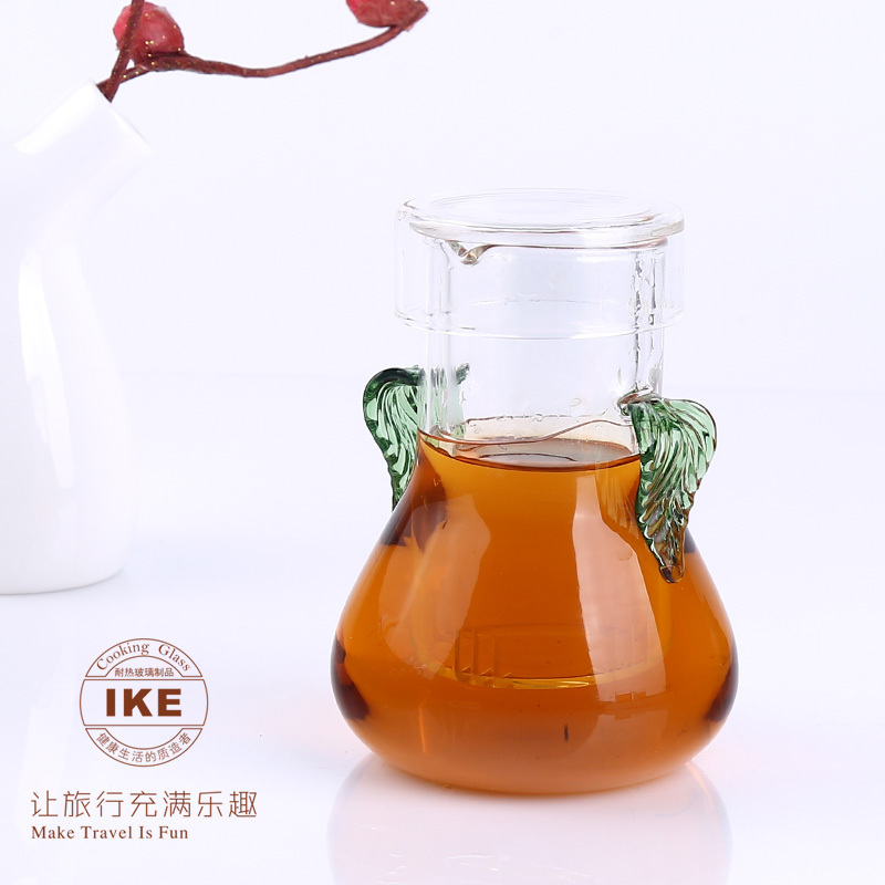 IKE高硼硅玻璃旅行茶具 干泡台茶具套装 办公茶具套装 会议礼品