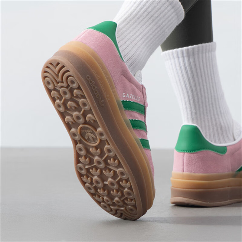 阿迪达斯（adidas）三叶草女鞋新款透气时尚潮流轻便跑步运动休闲鞋IE0420 ZP高清大图