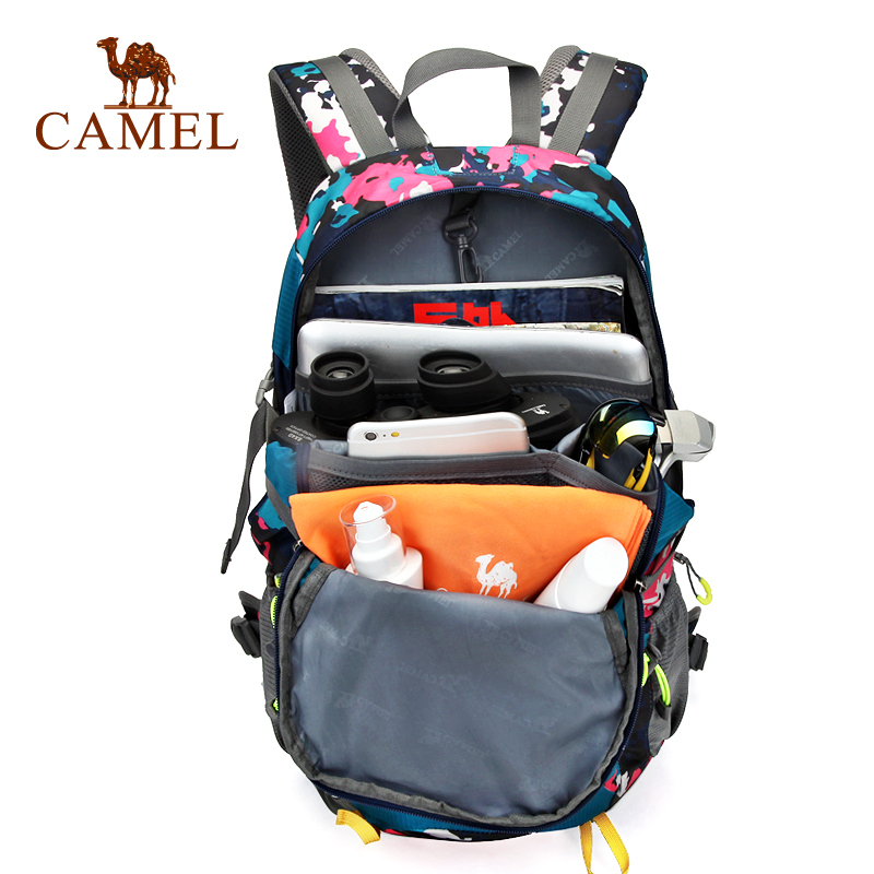 CAMEL骆驼户外双肩登山背包 30L男女减压省力背包