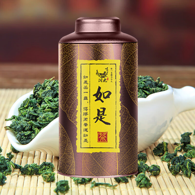 润虎乌龙茶如是铁观音清香型罐装504g