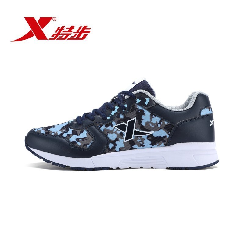 Xtep特步男子2018新款时尚迷彩舒适防滑休闲鞋983319329158