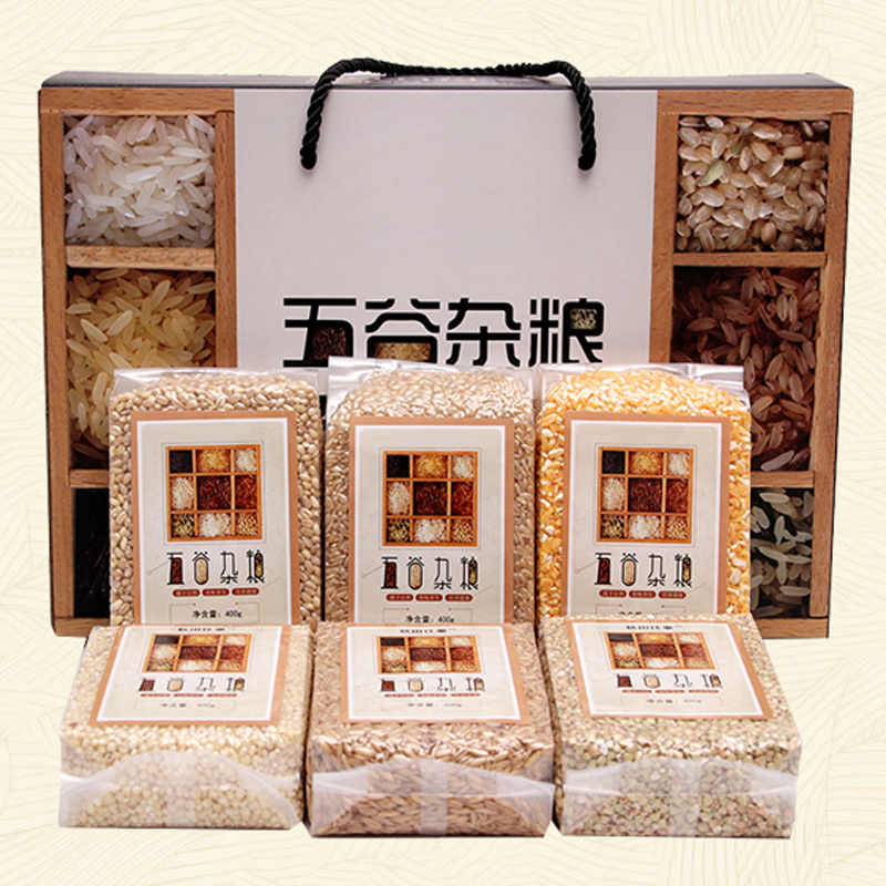 善梦五谷杂粮礼盒装粗粮组合养生粥6种袋装2400g