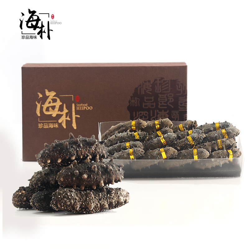 海狸先生海朴淡干海参100g 刺参底播干海参即食海参臻鸾款送礼礼品官方旗舰店非即食正品