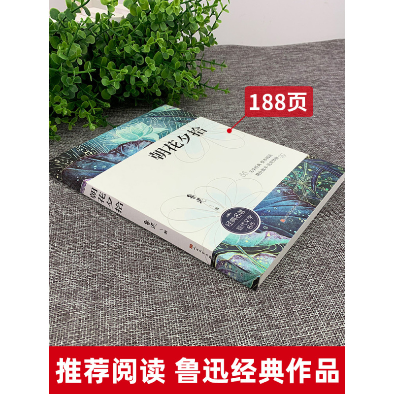 [全套3本]朝花+呐喊+狂人 [正版]朝花夕拾鲁迅原著呐喊骆驼祥子老人与海七年级上册课外书老师人教版初中生阅读名著人民文