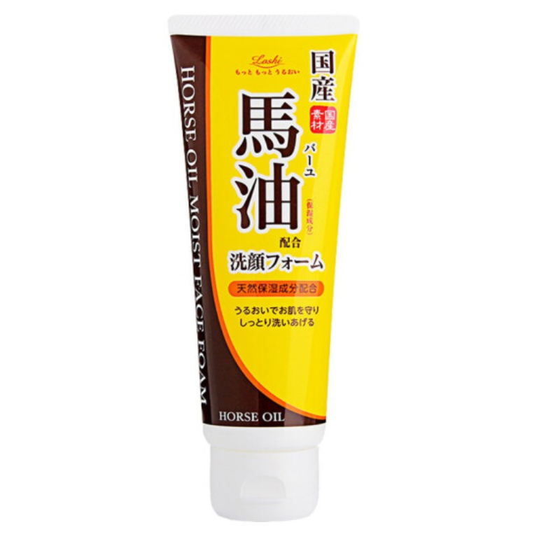 乐丝马油保湿洁面膏130g