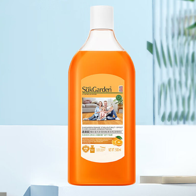 SukGarden蔬果园橘彩星光多效地板清洁剂