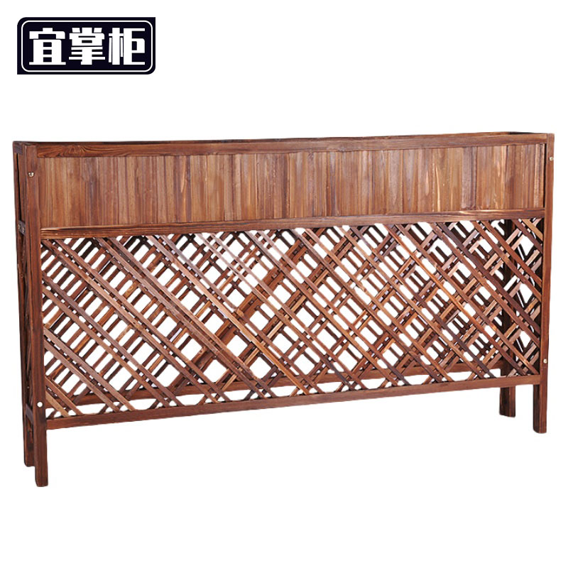 宜掌柜 木质花架高清大图