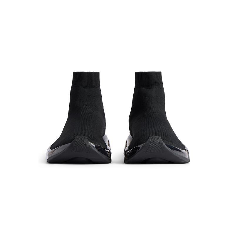 巴黎世家(Balenciaga)女款跑步鞋圆头设计聚酯弹性纤维鞋面TPU鞋