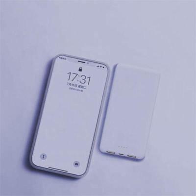 充电宝可爱大容量超薄oppo苹果vivo小米2手机用10000毫安移动电源 [双USB输出口]薰衣草灰 10000毫安