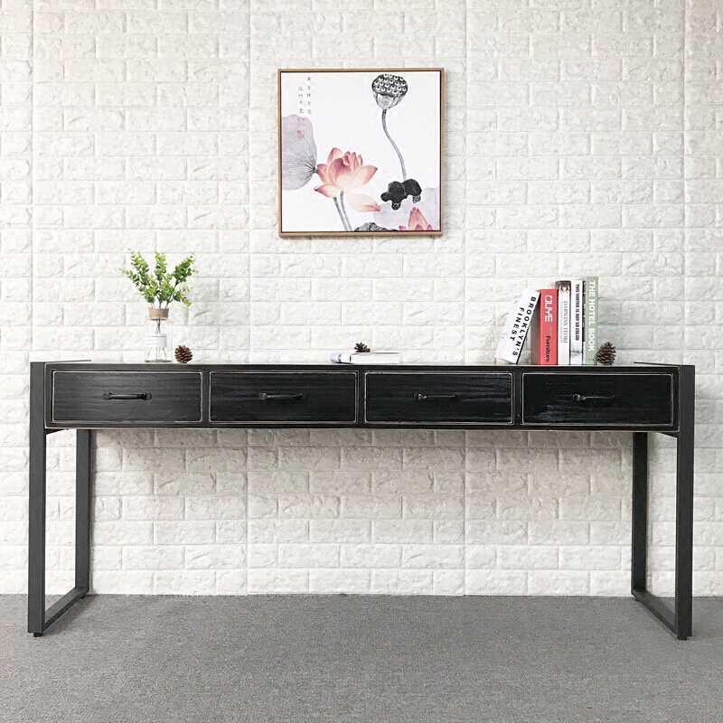 苏宁放心购后现代玄关桌简约轻奢条几案台靠墙边窄桌