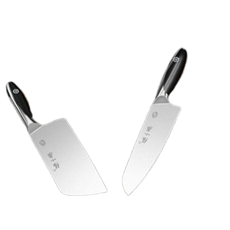 张小泉师印声谷小厨刀+大师印声谷切片刀D100023+D100022