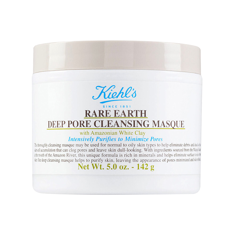 科颜氏(Kiehl’s)白泥面膜125ml 亚马逊白泥净致面膜温和清洁 黑头 控油保湿 125ml