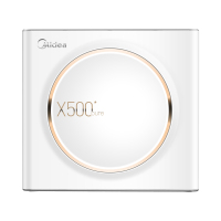 美的(Midea)净水器X500家用厨房直饮净水机无桶500G大流量RO反渗透2:1废水纯水机