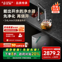 史密斯加热净水器佳尼特100℃真开水大流量 多档控温TDS数显 600G家用直饮冷热一体热饮机CAR600-FA1升级款