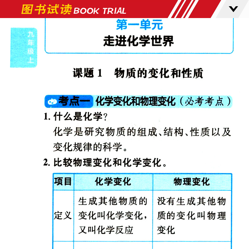 [正版]2023版小红书初中化学公式定律手册初中化学通用知识大全掌中宝工具书初中考试复习便携版口袋书中考复习资料辅导用高清大图