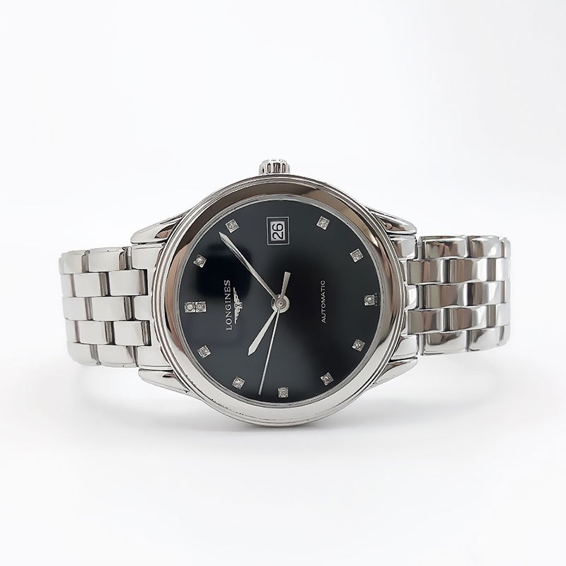 二手正品浪琴longines自动机械l47744576中性表95新