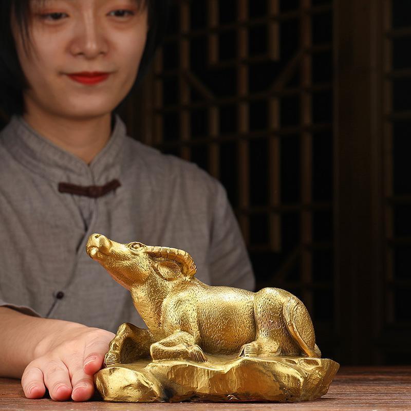 纯铜十二生肖摆件 铜生肖鼠牛虎兔龙蛇马羊猴鸡狗猪家居摆件_320_779