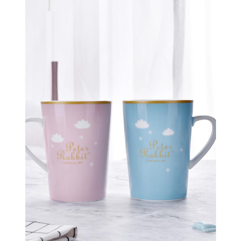 比得兔(Peter Rabbit)圣诞系列情侣陶瓷对杯马克杯早餐杯牛奶杯咖啡杯杯子