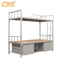 广亿隆上下铺双层铁床带柜子鞋架高低铁架床定制
