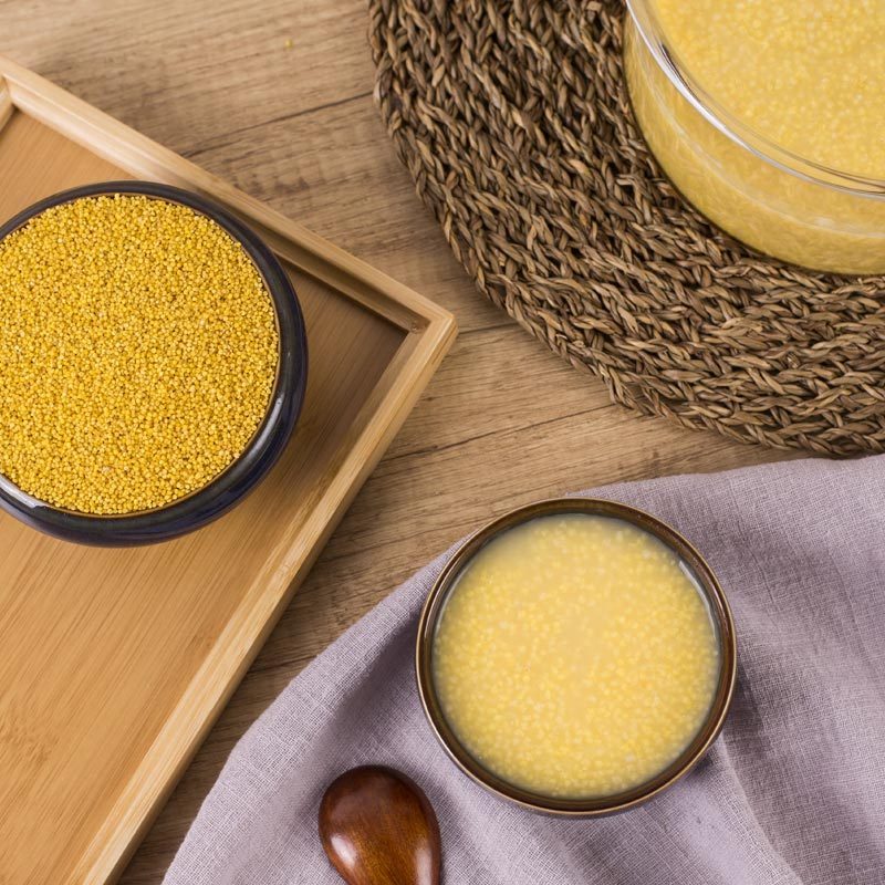 御稻稔 沁州黄小米 山西石碾小米 月子米 500g