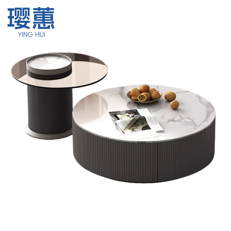 璎蕙 茶几组合高+矮 套高清大图
