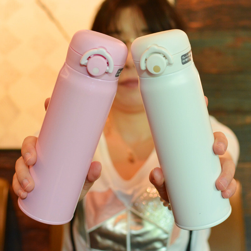 日本保温杯便携水杯子个性 蓝色 JNR-352-哆啦A梦