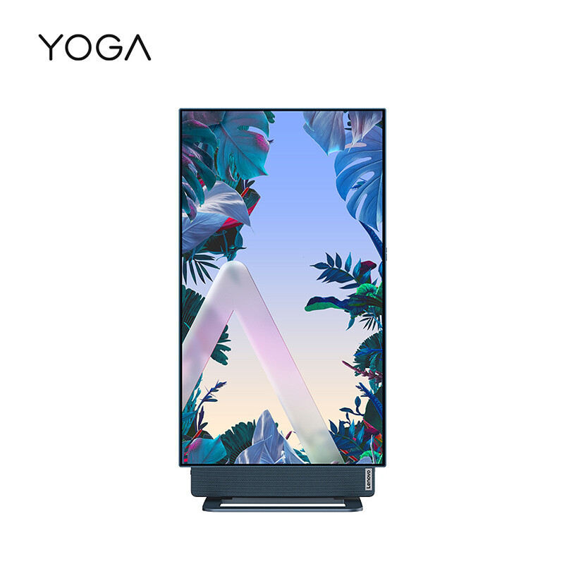 联想(Lenovo)YOGA 27 2022款 全新锐龙R7-6800H/16G/1T/集显/无线键鼠/Win11/青山绿 4K屏幕 致美一体机台式电脑台式机