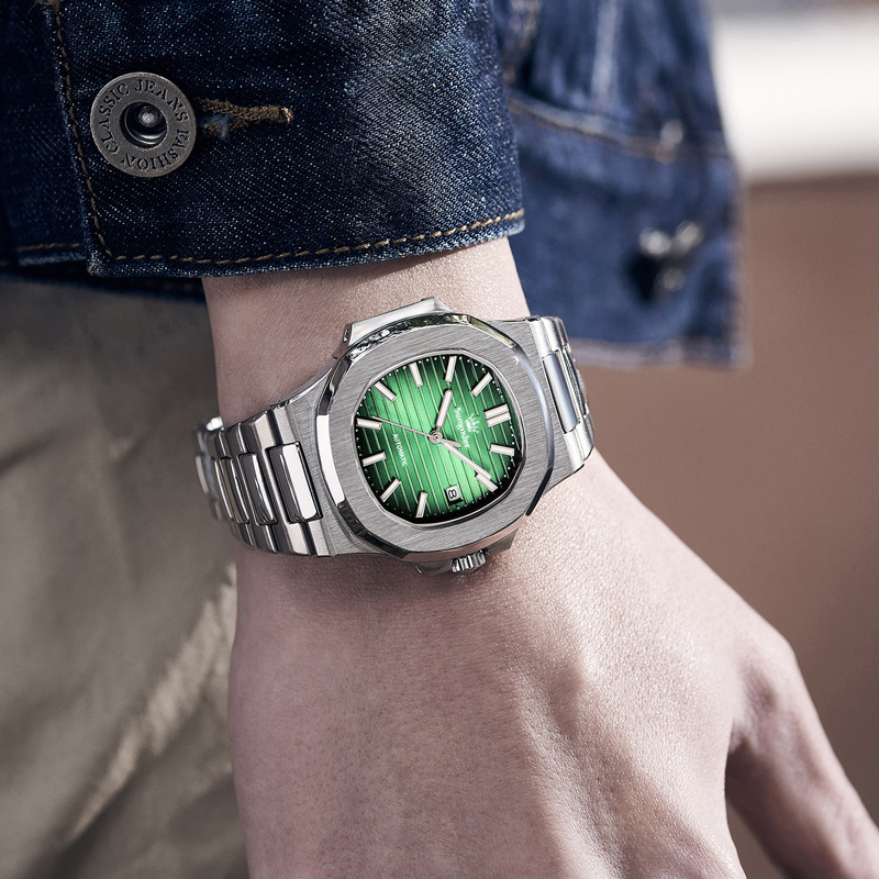 sungoder手表男款时尚高端机械男士腕表防水潮流