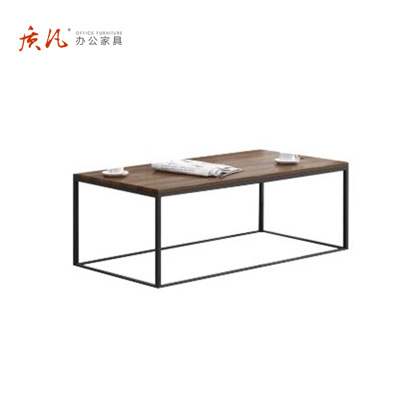 苏宁 质凡 会客商务休息区接待茶几 120*60*45长茶几高清大图