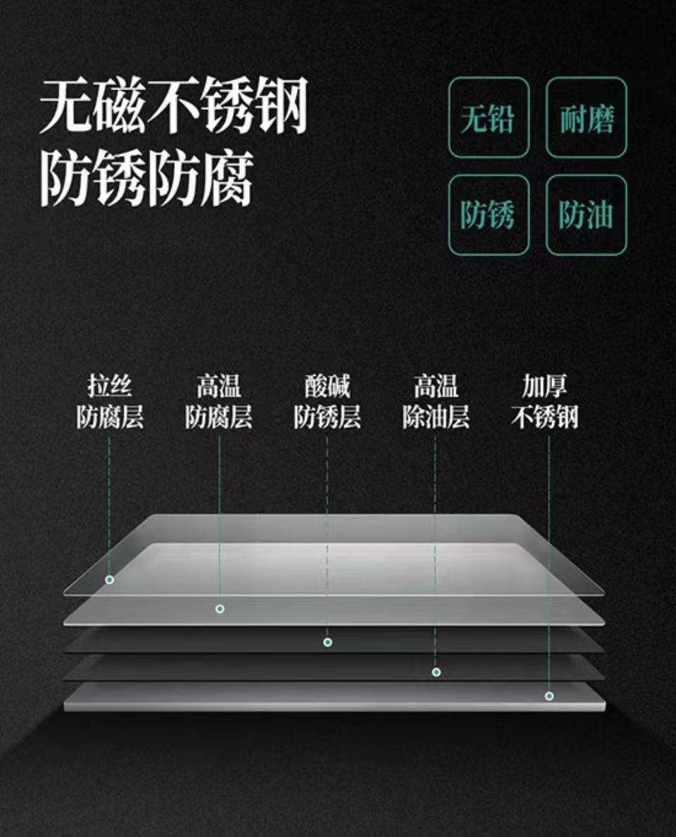 哈御木坊可定制不锈钢工作柜调料柜500*1000*800mm/个高清大图
