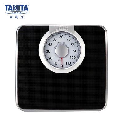 日本百利达(TANITA)体重秤精准机械秤 家用成人健康秤HA-620(非电子称) 黑色 无需电池