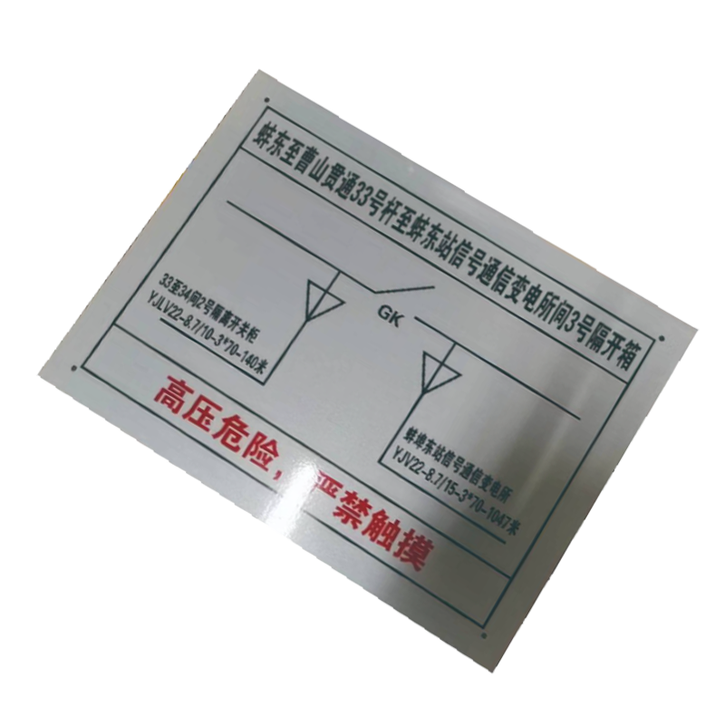 库标 分支箱标牌 340*440mm(块)高清大图