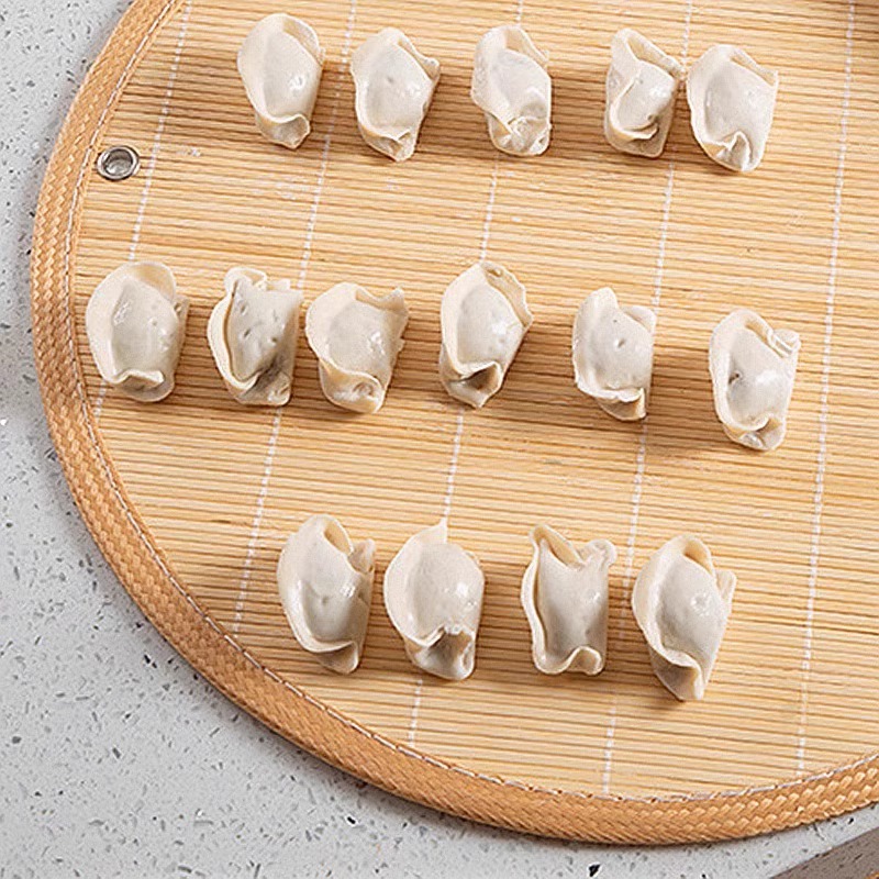 饺子托盘盖帘放饺子的帘子家用竹制水饺篦子垫子防粘盖放置盘·达人专享高清大图